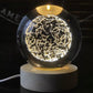 Esfera de cristal decorativa