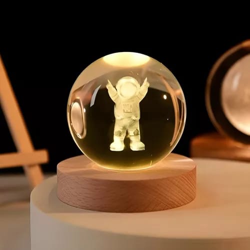Esfera de cristal decorativa