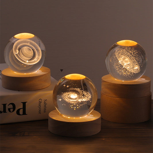 Esfera de cristal decorativa