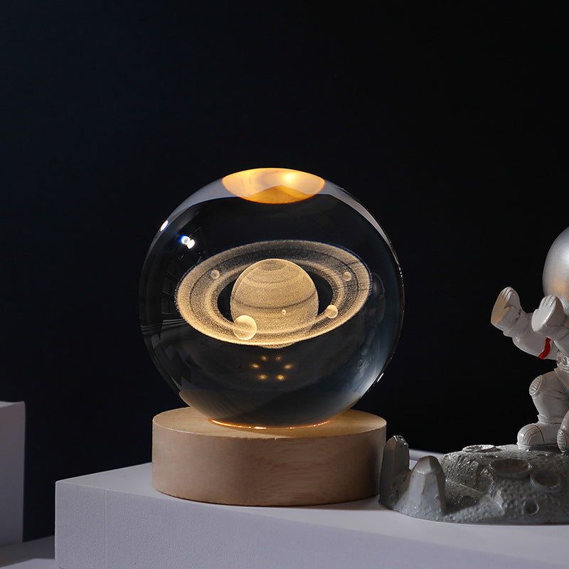 Esfera de cristal decorativa