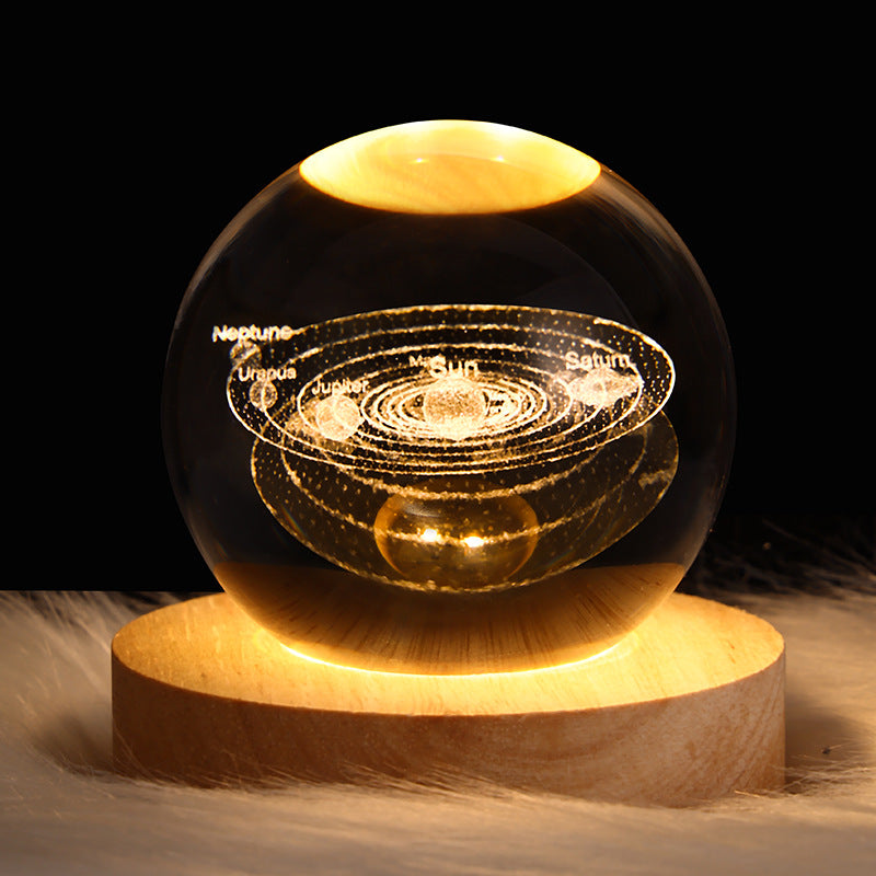 Esfera de cristal decorativa